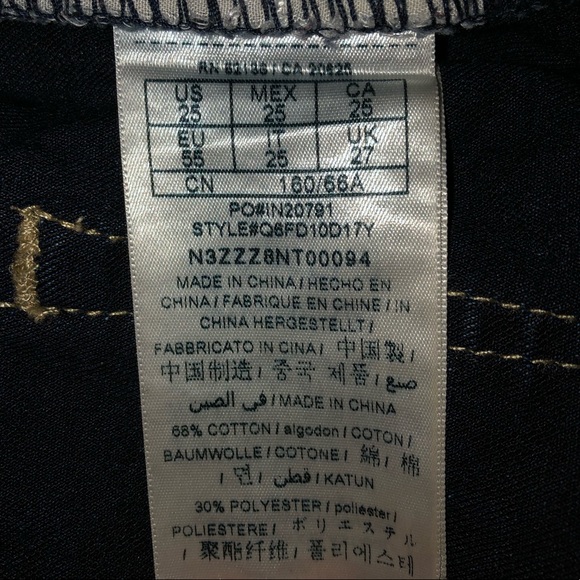 Guess Dark Denim Shorts - Picture 5 of 5